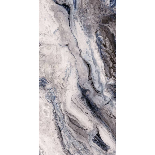 Керамогранит Zibo Fusure Dalyan Onice Blue Silver Glitter G126059S 120х60 см