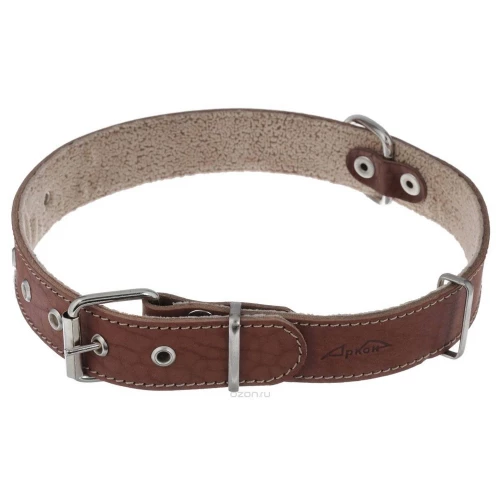 Ошейник для собак Аркон 16-1 коньячный о16-1к 26-34 см 1,6 см