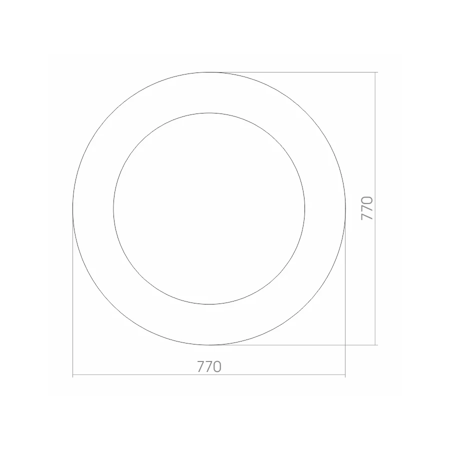 Зеркало Silver Mirrors выключатель-датчик на движение Солярис ФР-00001432 77x77 см