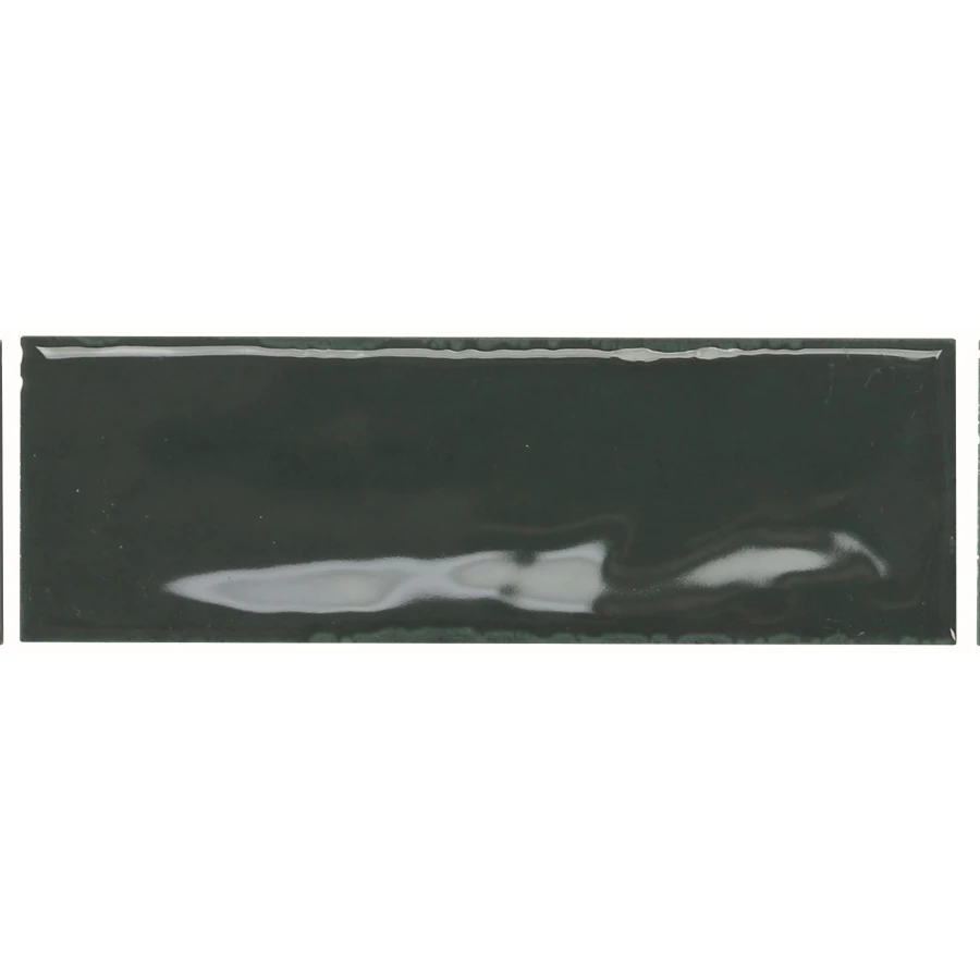 Керамогранит Monopole Artisan Green Bottle 002484 глянцевый темно-зеленый 15x5 см