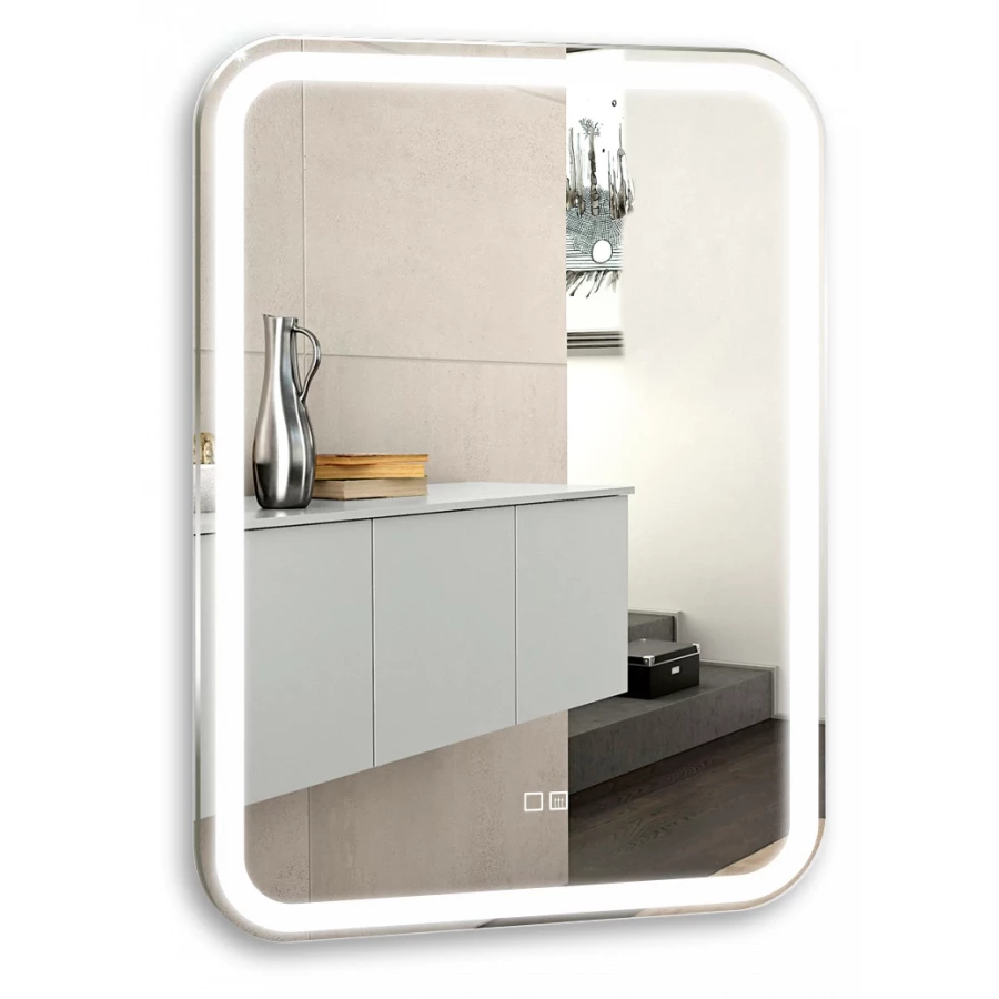 Зеркало Silver Mirrors подогрев сенсорный выключатель Мальта-2 ФР-00001215 55x80 см