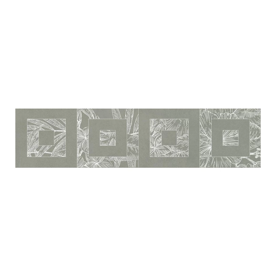 Плитка настенная Kerama Marazzi Таделакт Бордюр обрезной матовый зелёный KMB3STA006BR 60x14,5 см