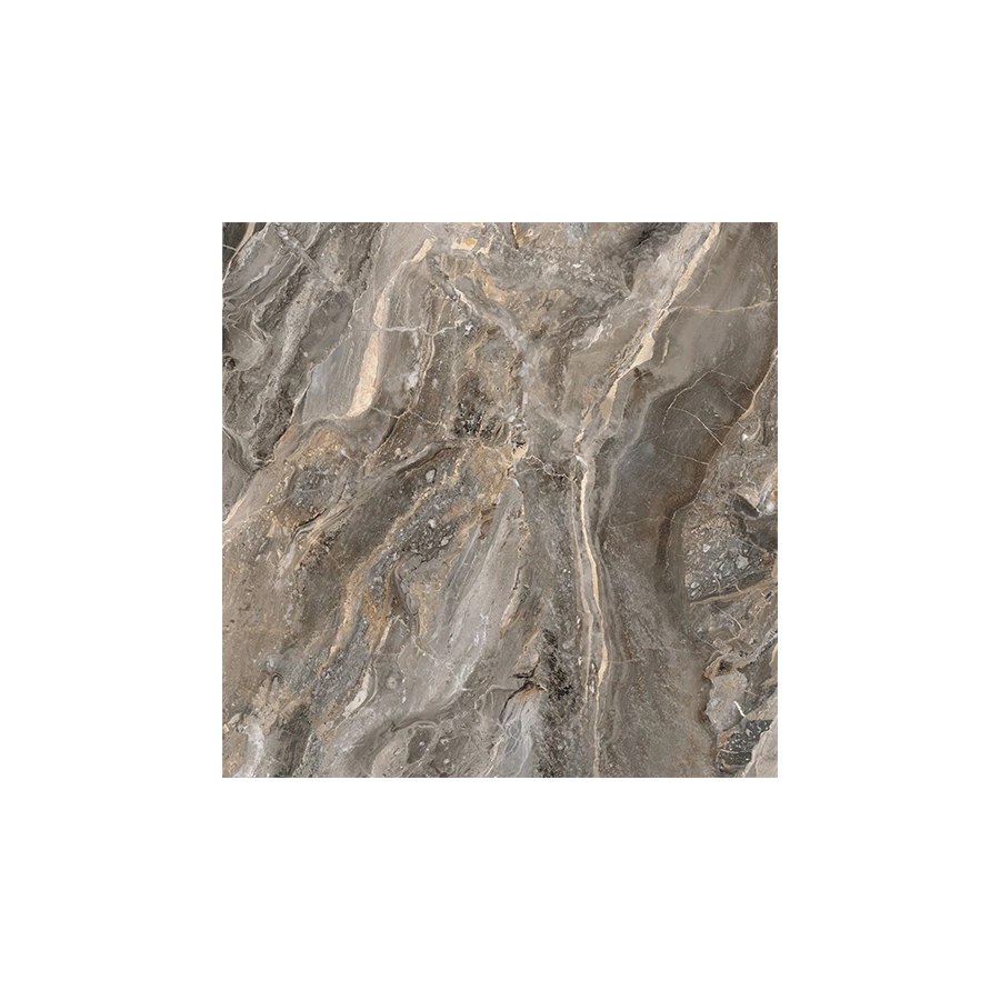 Керамогранит Vitra MarbleSet Оробико Темный Греж 7ЛПР R9 8мм K951304LPR01VTET 60x60 см