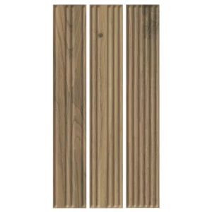 Плитка фасадная Ceramika Paradyz Carrizo Wood Elewacja Struktura Stripes Mix Mat 40x6,6 см