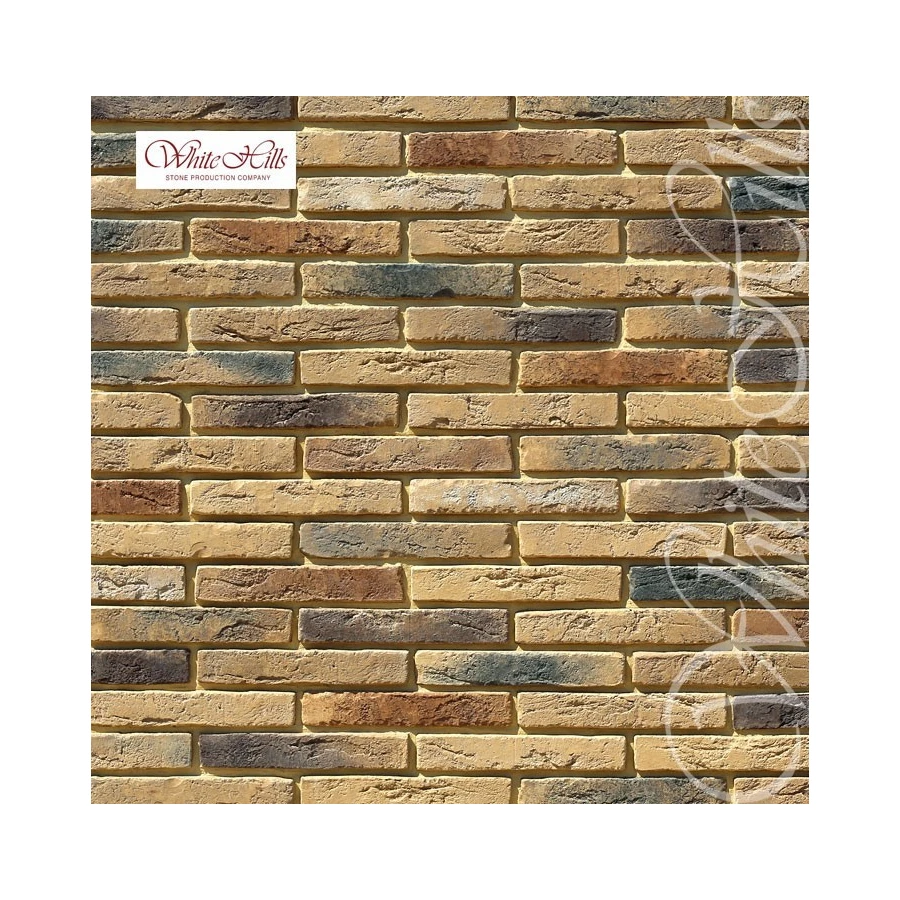 Плитка под кирпич White Hills Остия Брик 380-40 29х4,9х1,7-2,0 см