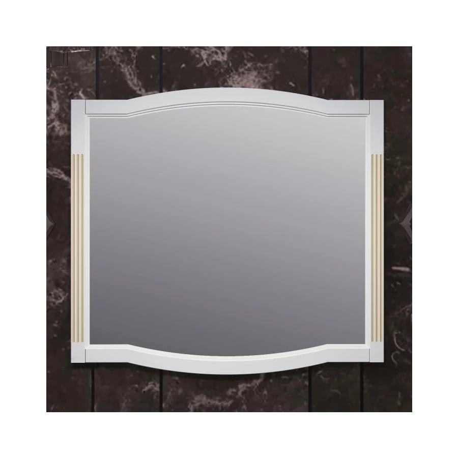 Зеркало Opadiris Лаура 100 белый с патиной Z0000007091