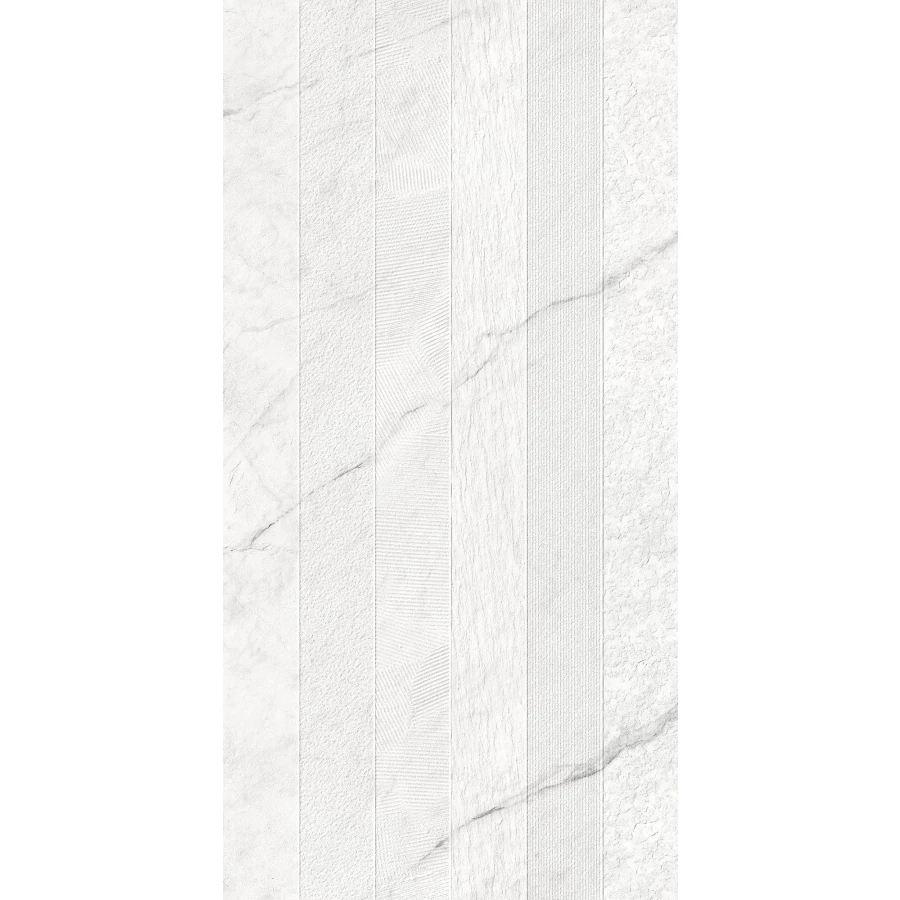 Декор Creanza Montesa White Decor Matt Glossy матовый с глянцевым эффектом белый CZ-GL07-D 160х80 см