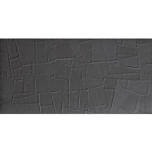 Плитка настенная Piemme Ceramiche Homey Paper Clay Antracite матовая черная 06076 120х60 см