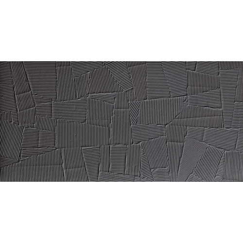 Плитка настенная Piemme Ceramiche Homey Paper Clay Antracite матовая черная 06076 120х60 см