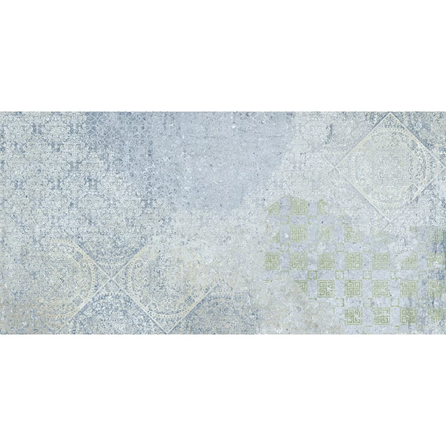 Керамогранит Aparici Bohemian Blue Natural матовый голубой ACB0000001 100х50 см