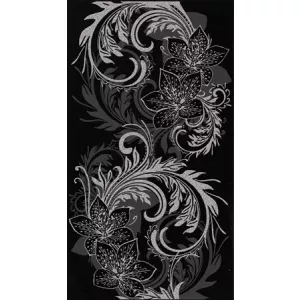 Декор Lasselsberger Ceramics Азур черный 1645-0049 25*45 