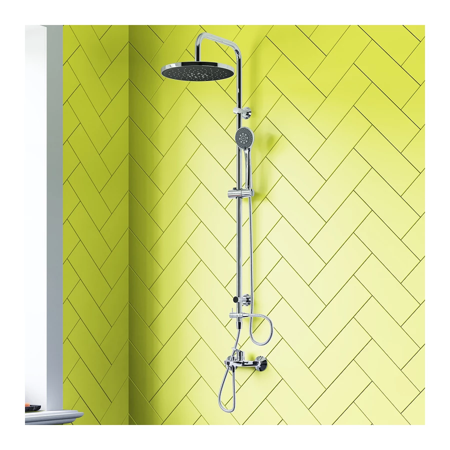 Душевая система с тропическим душем Dorff Norma D0710000