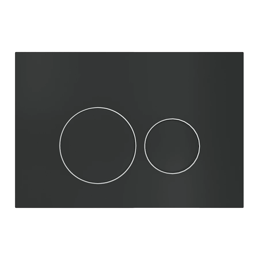 Клавиша смыва Creto Snap 1.4 для унитаза черная матовая KL-CR-1.4-BL