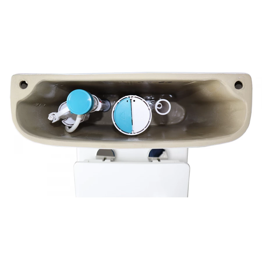 Унитаз-моноблок с функцией биде Azario Sente напольный безободковый горизонтальный слив сиденье дюропласт микролифт AZ-8614B 37.5х66.5х78.5 см