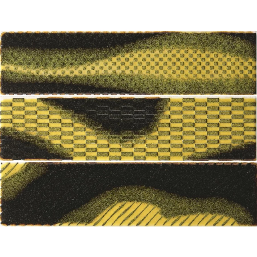 Декор Imola Ceramica Slash SLSH DK 73Y Dark Yellow блестящий желтый 30х7,5 см