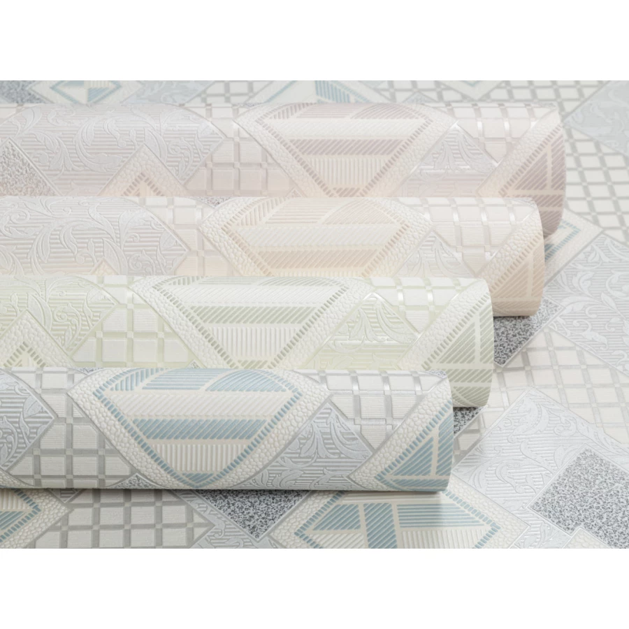 Обои бумажные Palitra Home HomeColor Puzzle серые HC11041-14 0.53х10.05м