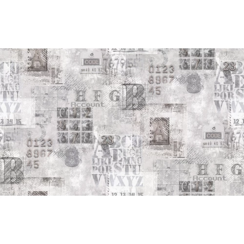 Обои флизелиновые VOG Collection П Аккаунт серые VV71920-41 1,06х10,05 м