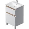 База под раковину Am Pm X-Joy напольная 2 ящика белый глянец M85AFSX0552WG 55 см