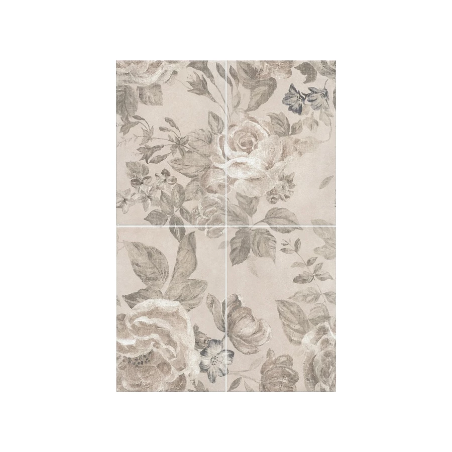 Панно Kerama Marazzi Александрия светлый из 4 частей 8271\4x\3F 60х40 см