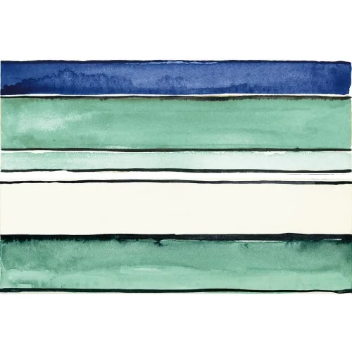 Декор Imola Ceramica Shades Stripes Sea Mix глянцевый белый 60x20 см