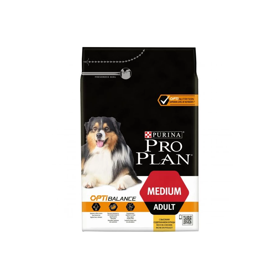 Сухой корм для собак средних пород ProPlan Adult Medium Курица 3 кг