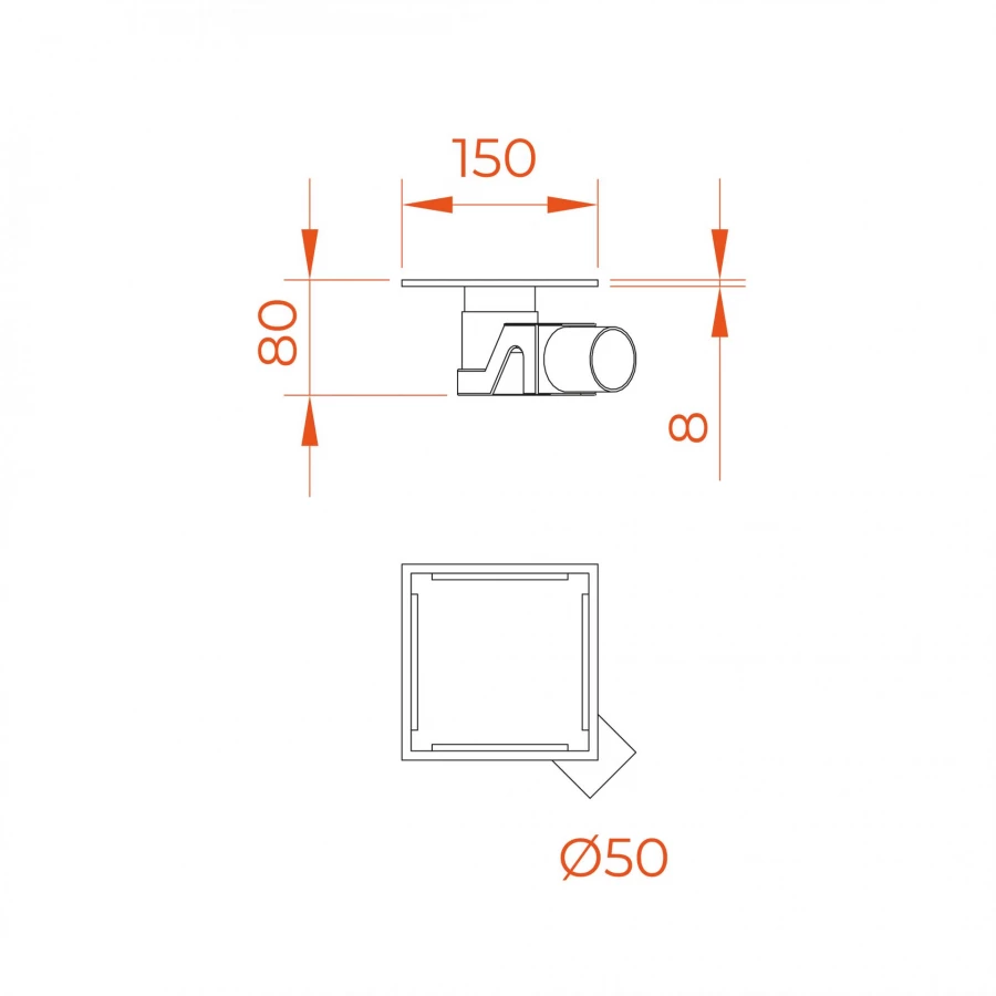 Душевой трап RGW SDR-15 60211515-01 15х15 см