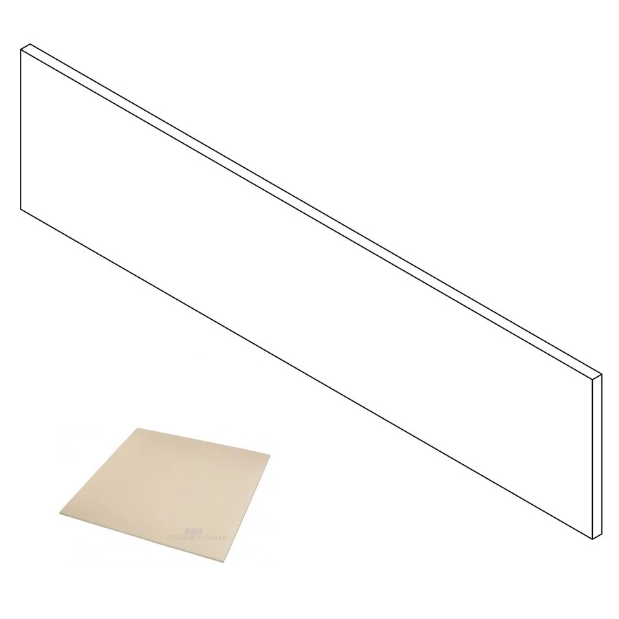 Подступенок Грани Таганая Профи бежевый антискользящий GT100A 60х14,5 см