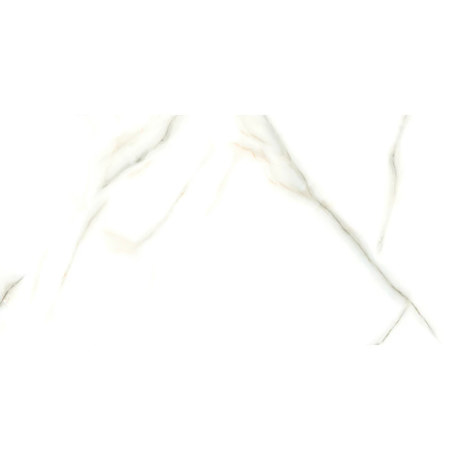 Керамогранит lamore Ceramic Gloss 60х120 Venato Crema глянцевый белый 60/120-066 120х60 см