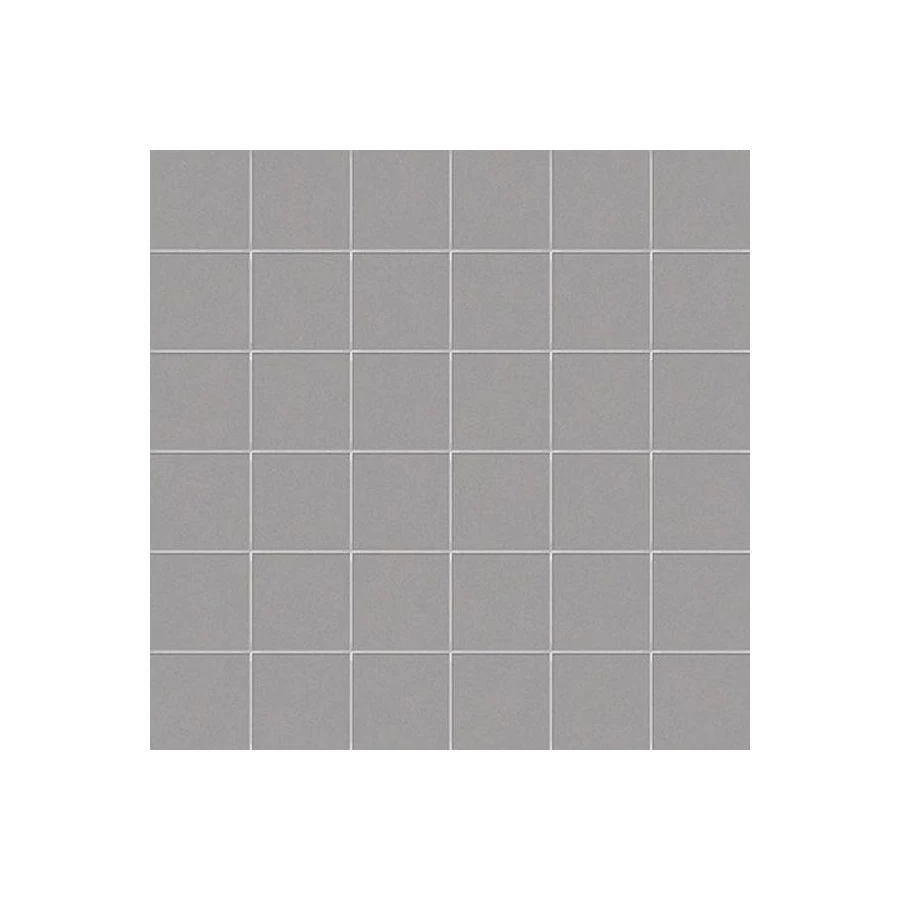 Мозаика Ce.Si. Metro Perla чип 5х5 матовая серая 5MA050050RE_38 30х30 см