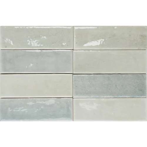 Плитка керамическая WOW Колор Ноутс Агата / Colour Notes Agata глянцевая серая 132968 12,5х4 см