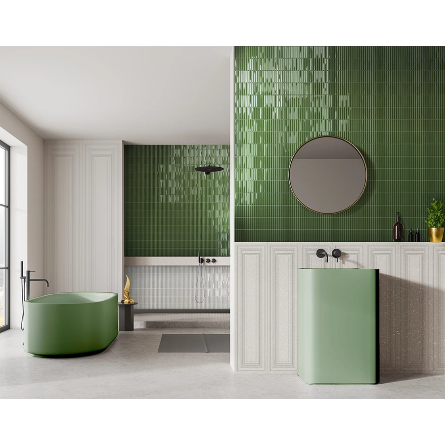 Плитка настенная Monopole Melody Royal Green глянцевая зеленая 20x20 см