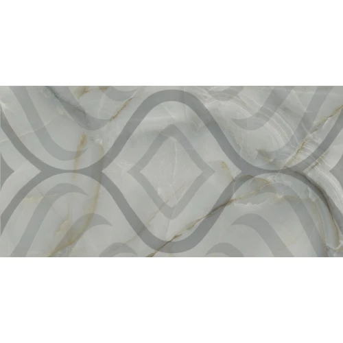 Плитка настенная Primavera Меоланс Декор светлый серый глянец TP3665H 60х30 см