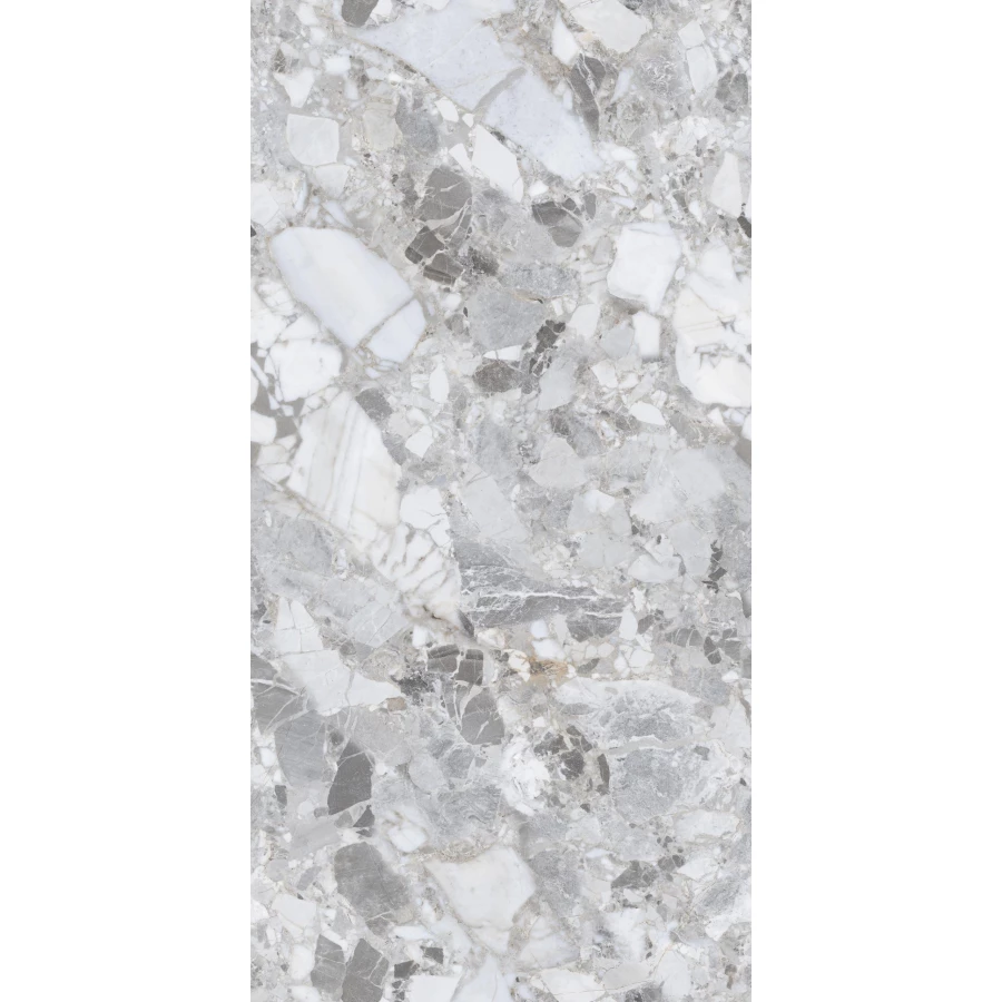 Керамогранит Seratonia Glossy Icon Grey серый 120х60 см