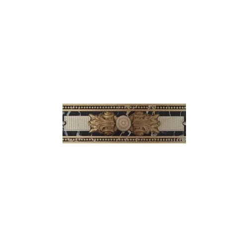 Керамическая плитка Kerlife Cen. Medici marfil бежево-черный 8х25 см