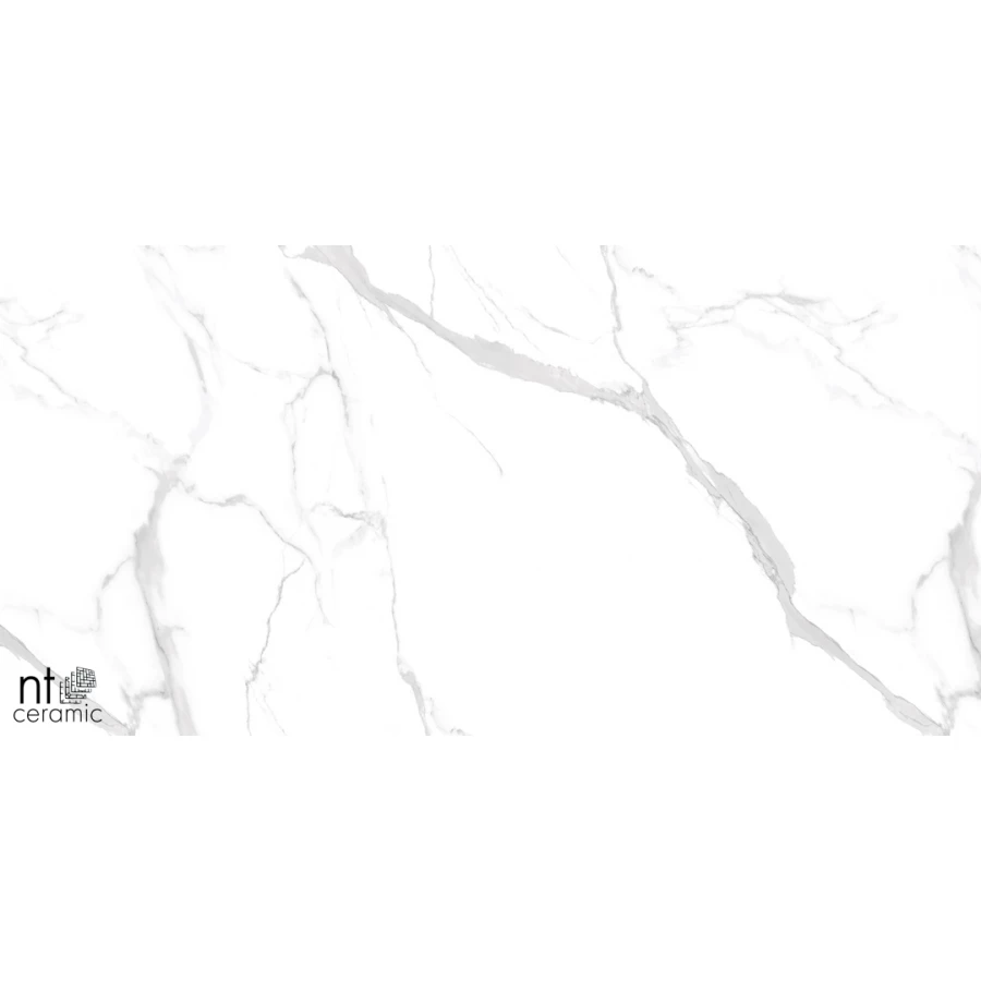Керамогранит NT Ceramic Marmo Statuario Ultra White Полированный NTT99512M 120х60 см
