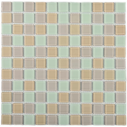 Мозаика Bonaparte Стеклянная мозаика Nice 25х25 глянцевая многоцветная 30х30 см