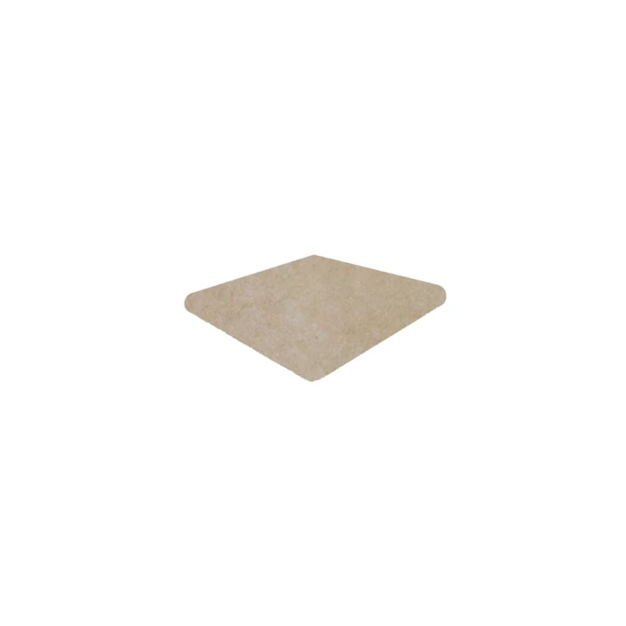 Клинкерная плитка Gres de Aragon Capri Esquina Redonda Beige матовая бежевая 905096 33х33 см