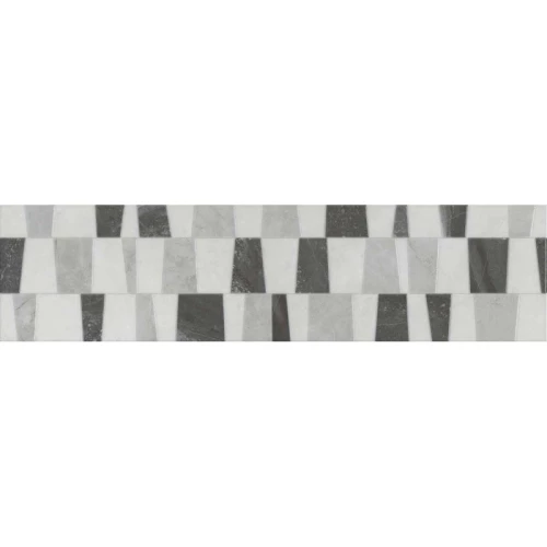 Плитка настенная Kerama Marazzi Монте Тиберио 1 Бордюр глянцевый серый VT\A653\48010R 80x19,8 см