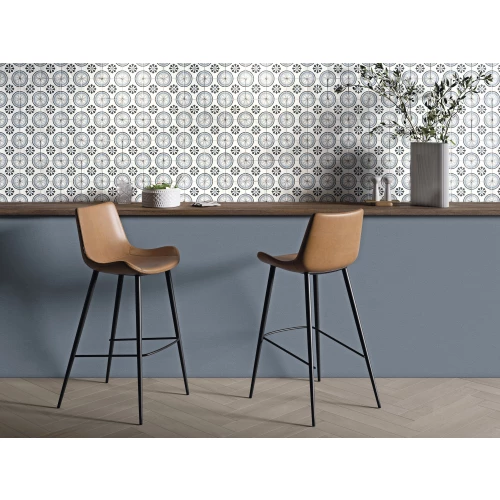 Керамогранит Harmony Peronda Tanger Blue Dhalia многоцветный 3356231085 12,3х12,3 см