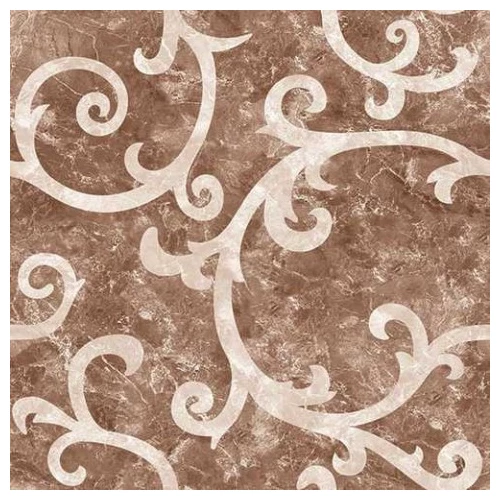 Плитка напольная Eurotile Ceramica Taptal brown 724 TTL2BR 49,5х49,5 см