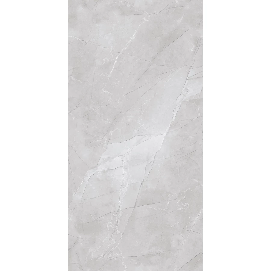 Керамогранит Seratonia Glossy Jordan Bianco серый 120х60 см