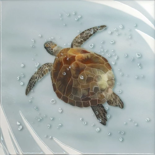 Декор Kerama Marazzi Чудо-озеро 2 полуматовый голубой VT/A452/5009 20x20 см