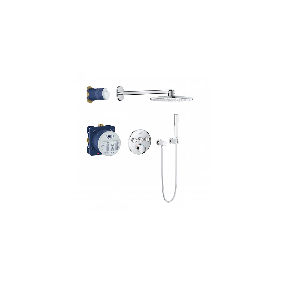 Душевая система SmartControl с душевым гарнитуром и верхним душем Rainshower 310, хром 34709000