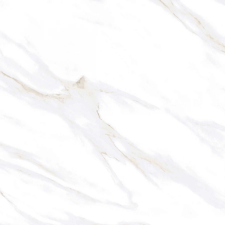 Керамогранит Ceradim Calacatta Clarity Gold белый Полированный 80х80 см