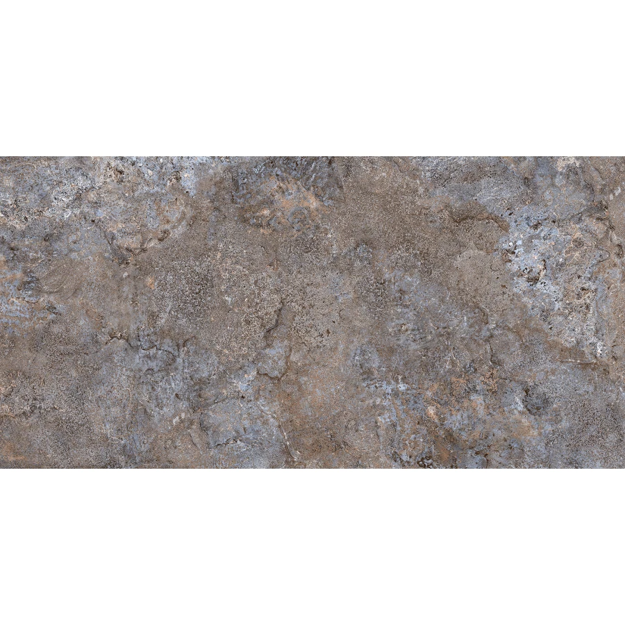 Керамогранит ALMA Ceramica Indastrio sugar-эффект коричневый GFU60120IND40R 120х60 см