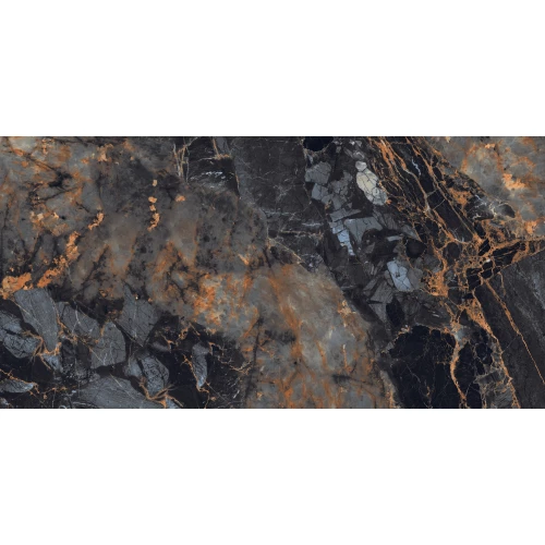 Керамогранит Buono Queen Galaxia Stone Matt матовый черный QVL4608M 120х60 см