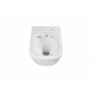 Унитаз компакт Aquatek Дива подвесной безободковый с функцией биде тонкое сиденье с механизмом плавного закрывания крепеж AQ2012B-00 51x35x36 см