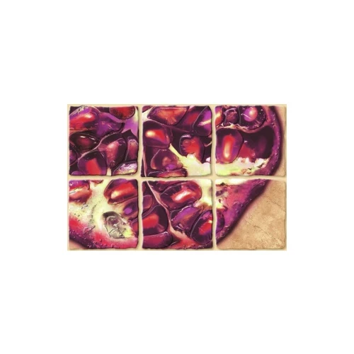 Вставка Cersanit Coctail Гранат CT2K151 темно бежевый 20х30