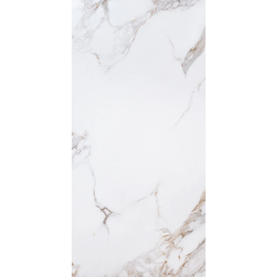 Керамогранит Goldis Tile Carrera White Silky Rectified полуматовый белый AOZ5 OOOC 120х60 см