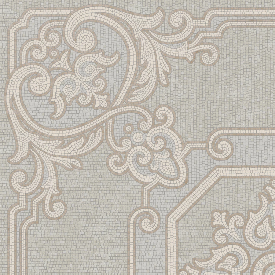 Керамогранит Kerama Marazzi Про Лаймстоун Декор матовый серо-бежевый HGD/A539/SG606220R 60x60 см